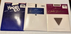 3 pantimedias NIP HANES talla AB perla, apenas negras y apenas allí - Imagen 1 de 9