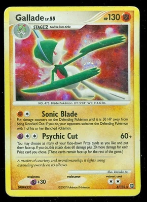 Pokemon GALLADE 6/132 Secret Wonders - RARE HOLO - MOD PLAY - Image 1 of 2