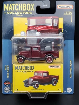 Neumáticos Matchbox Collectors 1932 Ford Pickup 13/20 Real Riders  Foto 1 de 4