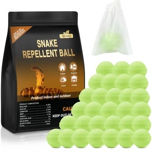 30 Pack Snake Repellent for Yard Powerful, Snake Away Repellent for Outdoors,... - Picture 1 of 7