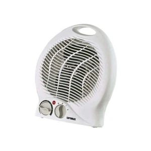Optimus Portable Fan Heater with Thermostat in White - Picture 1 of 1
