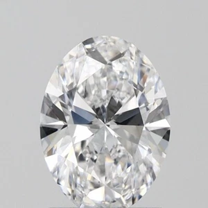 Loose Oval Shape Lab Grown CVD Diamond For Engagement Ring - Picture 1 of 11