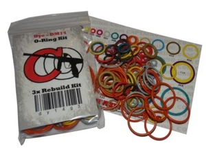 Tiberius Arms T4, T8.1, T9.1 - Color Coded 3x Oring Rebuild Kit
