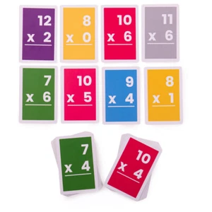 Tarjetas Bigjigs Toys (7-12 multiplicaciones) - Juego de cartas educativo para niños - Imagen 1 de 1