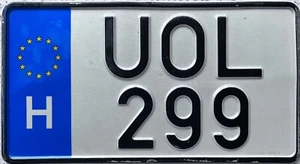 Hungary Euroband Motorcycle Graphic Number Licence License Number Plate UOL 299 - Picture 1 of 6