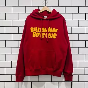 BILLIONAIRE BOYS CLUB BBC CONTACT HOODIE RUMBA RED OVERSIZED - Picture 1 of 4