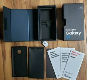 Samsung Galaxy S7 Edge Retail Box Original Verizon Box With Tray 32gb - Picture 1 of 6