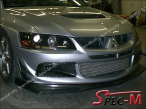 RA Style Carbon Fiber Front Bumper Lip For 2003-2005 Mitsubishi Lancer Evolution - Bild 1 von 3