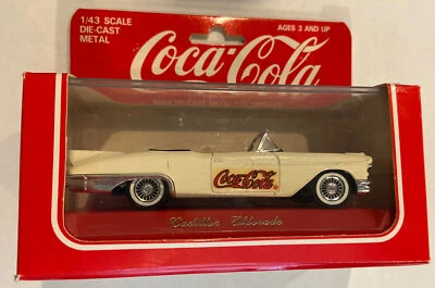 Solido Coca-Cola Cadillac Eldorado 1:43 Die-Cast Metal Made In France 9610 - Image 1 of 4