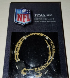 New Orleans Saints  21"  Titanium Sport Necklace - Picture 1 of 2