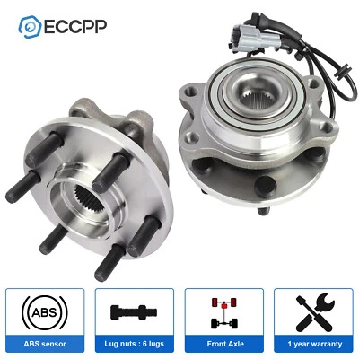 Cojinetes de cubo de rueda delanteros 2P 4x4 para Nissan Frontier 2005-2019 Pathfinder 05-2012 Foto 1 de 4