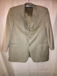 MEN'S SIZE 46 REGULAR, 100% WOOL, BEIGE BLAZER BY PRONTO UOMO! - Picture 1 of 2
