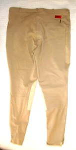 NEDDYS Tan Unisex Stylish Riding Pants Breeches Jodhpurs 38 Waist 30 Inseam - Picture 1 of 9