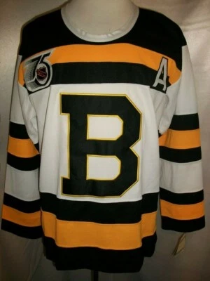 Camiseta Bobby Orr Boston Bruins Blanca "1934-1936 Aniversario Retroceso" CCM NHL Foto 1 de 2