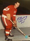 Larry Jeffrey Signed 8X10 Photo! Detroit Red Wings !60-65 Inscription W/Coa