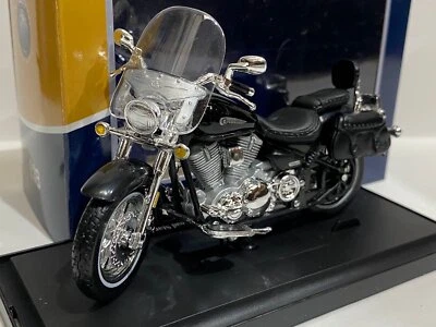 MAISTO 1:18 Yamaha 2001 Road Silverado Welly Legendary bikes Diecast Motocicleta