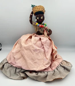 Vintage Brazilian Hand Made Traditional Dress Cloth Topsy-Turvey 16" Doll - Picture 1 of 24