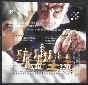 BHRS 2024 Schach FIDE, BOSNA UND HERZEGOWINA REP.SRBSKA, S/S, MNH - Bild 1 von 1