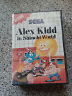 Alex Kidd in Shinobi World - SMS (Sega Master System) blaues Etikett! Spiel & Etui!