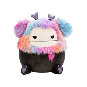 Squishmallows 12" Frumpy Valentine's Day Bigfoot w/ Heart Rainbow Hair Plush - Picture 1 of 7