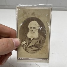 CDV CABINET Portrait Photography Studio c1880s Castlemaine F H Coldrey Gold Vic