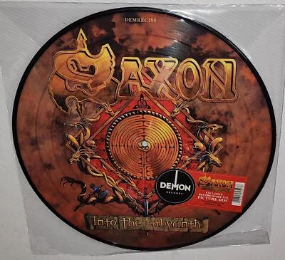 SAXON INTO THE LABYRINTH BRAND NEW 2017 RSD LIMITED PICTURE DISC VINYL LP - Image 1 of 3