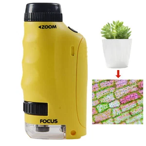 Minilabsters Miniscope Kids Pocket Microscope for Kids,120X Portable Microscope - Picture 1 of 14