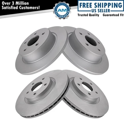 Juego de rotores de freno delanteros y traseros para Ford C-Max 2013-2016 Escape 2013-2016 Foto 1 de 4