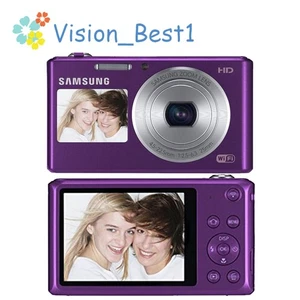 Samsung DV150F digital camera 16MP Time Lapse 5x optical zoom Auto Focus Purple - Picture 1 of 17