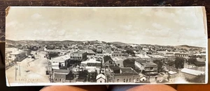 FOTO RPPC antena panorámica de Lohn Nogales AZ "La calle que divide" c1917 - Imagen 1 de 10