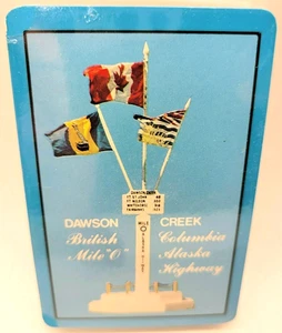 Dawson Creek British Colorbia Alaska Mile 0 Spielkarten Poker Neu Sealed Deck - Bild 1 von 4