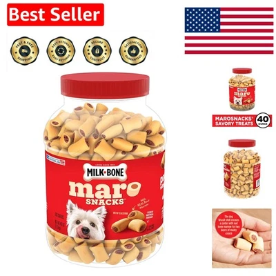 Golosinas para perros pequeños Marosnacks con médula ósea, contenedor de 40 onzas Foto 1 de 4