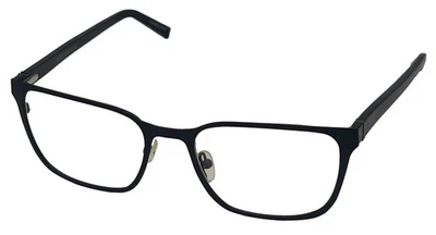 Armação de óculos Jones New York Ophthalmic masculina quadrada de metal preto, J345 54mm - Imagem 1 de 4
