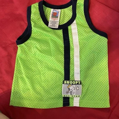 Y2K Snoopy 3T Jersey Material Top*Read* - Image 1 of 4