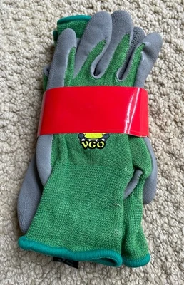 Vgo 2 Pairs Kids XS Gardening, Lawning, Working Gloves Green X001VP6YEP - Image 1 of 3