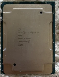Procesor Intel Xeon Gold 6252 24-rdzeniowy 2,10 GHz 35,75 pamięci podręcznej SRF91 FCLGA3647 - Zdjęcie 1 z 2