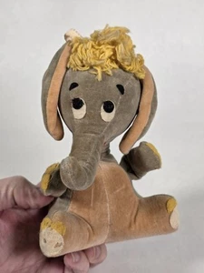 R. Dankin Dream Pets • 6 Zoll Elefant mit gelben Haaren • Japan - Bild 1 von 10