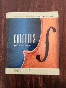 CALCULUS EARLY TRANSCENDENTALS ALTERNATE EDITION By James Stewart HC VGC - Picture 1 of 10
