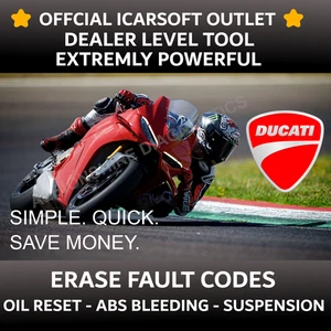 iCarsoft MT V6 Full System OBD2 Diagnostic Scanner Tool For Ducati - Picture 1 of 12