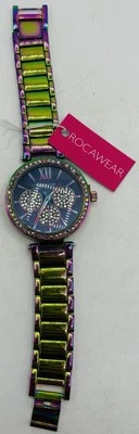 NEW ROCAWEAR Ladies Luminescent Water-Resistant Quartz Movt Watch {RL7285} - Image 1 of 4