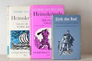 Vintage Heimskringla by Snorri Sturluson & Eirik the Red-Everyman's Library 1964 - Picture 1 of 8