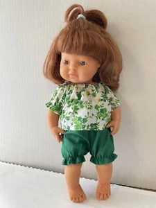 Passend für 15" Miniland Baby Puppenkleidung Top Bloomers Set (keine Puppe) - Bild 1 von 3