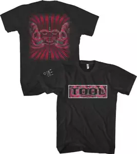 Tool Three Red Faces M, L, XL, 2XL Black T-Shirt - Picture 1 of 1