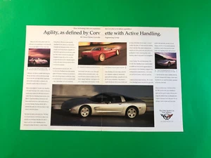 1999 CORVETTE CHEVROLET ORIGINAL VINTAGE PRINT AD ADVERTISEMENT PRINTED - Bild 1 von 1