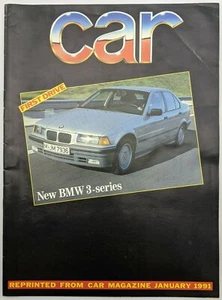 New BMW 3 Series First Drive Article Reprint, Car Magazine, January 1991 - Picture 1 of 5