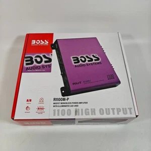 Car Audio Monoblock Amplifier - 1100W Output with Thermal Protection & Crossover - Picture 1 of 4