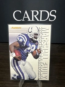Fleer #6 Marshall Faulk Rookie Sensations 1995 (RC) - Foto 1 di 2