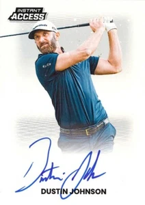 2025 Panini Instant Access LIV Golf Dustin Johnson ON CARD AUTO Signature SSP 25 - Picture 1 of 1
