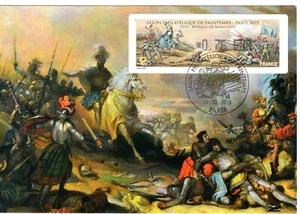 33-FDC KARTE 1. TAG VIGNETTE LISA PHILATELISTISCHE FRÜHLINGSMESSE 2015 - Bild 1 von 1