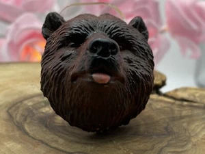 Vintage Unusual Rubber Animal Head Could be Bottle  Stopper Bear - Picture 1 of 11